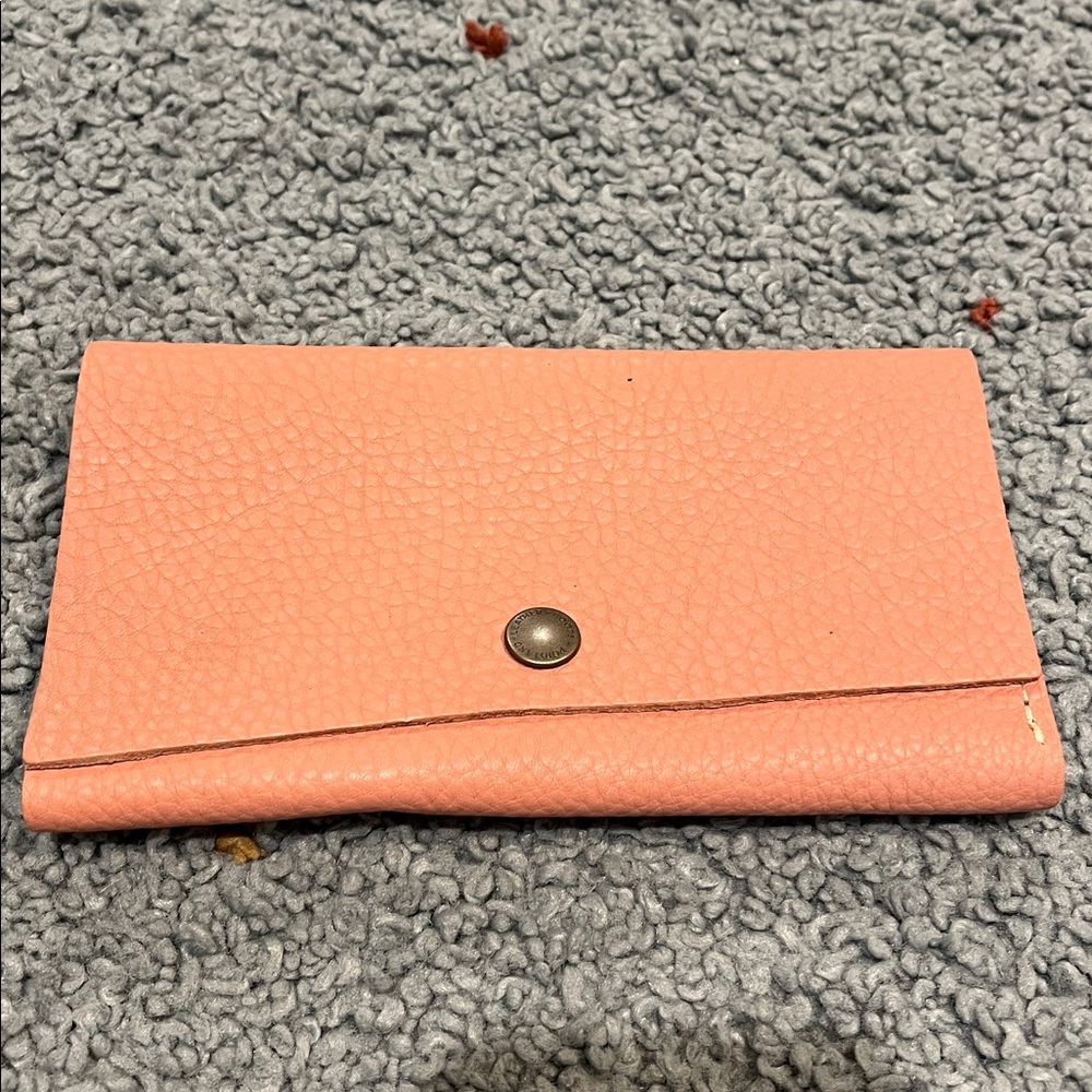 Portland Leather Pink Pebble Wonder wallet
